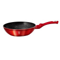 WOK GRANITOWY 28CM BERLINGER HAUS METALLIC LINE BURGUNDY BH-1267-N