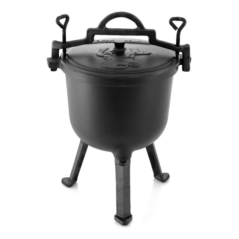 KOCIOŁEK ŻELIWNY MYŚLIWSKI 16L EMALIOWANY ROSSNER MIP-116-W