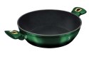 GARNEK GRANITOWY NISKI 3.8L 28CM BERLINGER HAUS METALLIC LINE EMERALD BH-6060