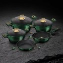 GARNKI 10 EL. BERLINGER HAUS METALLIC EMERALD BH-6065