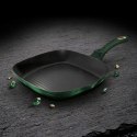 PATELNIA GRANITOWA GRILLOWA 28x28CM BERLINGER HAUS METALLIC LINE EMERALD BH-6050