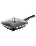 PATELNIA GRILLOWA GRANITOWA 28CM KINGHOFF KH-1511 ODŁ. UCHWYT