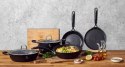 WOK TYTANOWY 28cm 3.2L BERLINGER HAUS BLACK PROFESSIONAL LINE BH-6126