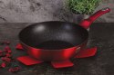 WOK GRANITOWY 30CM BERLINGER HAUS METALLIC LINE BURGUNDY BH-6166