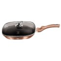 ZESTAW 3 PATELNI GRANITOWYCH 20/24/28CM BERLINGER HAUS METALLIC LINE ROSE GOLD BH-6195