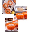 SILIKONOWE FOREMKI DO MUFFINEK ?8cm 6 SZT. TS-399-4 MULTIKOLOR