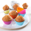 SILIKONOWE FOREMKI DO MUFFINEK ?8cm 6 SZT. TS-399-4 MULTIKOLOR