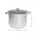 GARNKI GASTRO 6 ELE 10.7L+13L+16L KLAUSBERG STOCK POT KB-7178