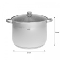 GARNKI GASTRO STOCK POT 6 ELE 10.7L+8.6L+7.0L KLAUSBERG KB-7177