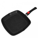 PATELNIA GRILLOWA GRANITOWA 28CM KINGHOFF KH-1511 ODŁ. UCHWYT