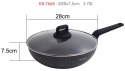 PATELNIA WOK Z POWŁOKĄ MARMUROWĄ 28CM KLAUSBERG KB-7668