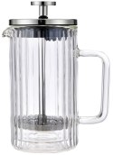 ZAPARZACZ DO KAWY HERBATY SZKLANY 1000ML FRENCH PRESS KLAUSBERG KB-7758 SREBRNY