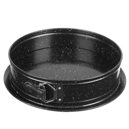 TORTOWNICA BLASZANA ROZPINANA Z POWŁOKĄ MARMURKOWĄ 26CM BRUNBESTE BB-2551 POSZERZONE DNO