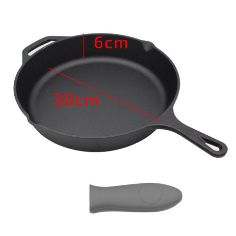 PATELNIA ŻELIWNA GŁĘBOKA 30CM BRUNBESTE BB-2667