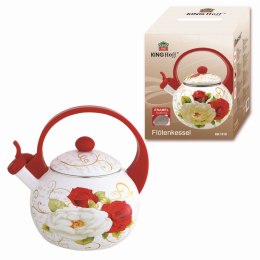 CZAJNIK EMALIOWANY 2.0L EMALIA NA INDUKCJĘ GAZ KINGHOFF ROSES KH-1910