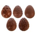 FORMA DO PIECZENIA CIASTEK PRALIN PRALINEK SILIKONOWA BRĄZOWA JAJKA SILLINIE ORION 154407