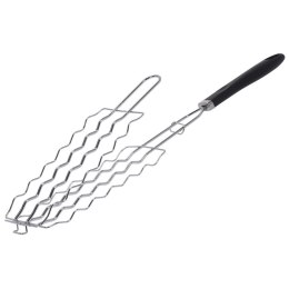 Ruszt kratka do grilla grillowania kiełbas ryb mięsa stalowy 54x12cm BBQ 111145