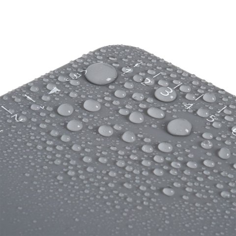 Stolnica do ciasta silikonowa szara mata kuchenna gruba duża 65x45cm XXL VILDE 259001